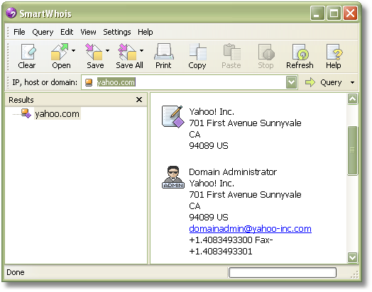 find out who owns a domain